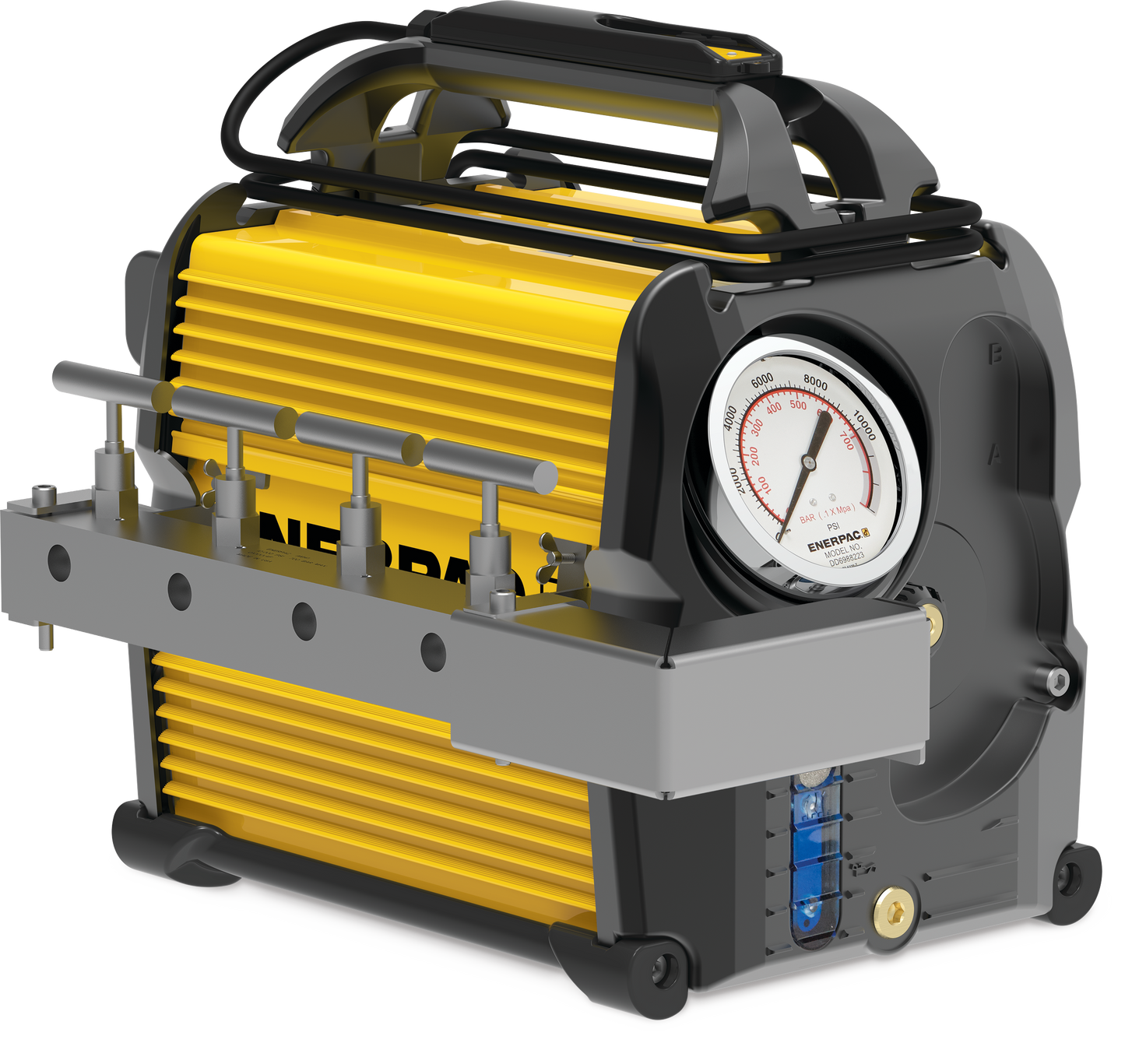 EP3304SE-G, Electric Hydraulic Pump, 3,0 liters Usable Oil, Schuko CEE 7/7 Plug, with Gauge