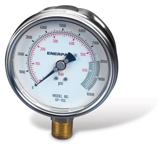 GP10S, Hydraulic Pressure Gauge, 10,000 psi, 700 bar