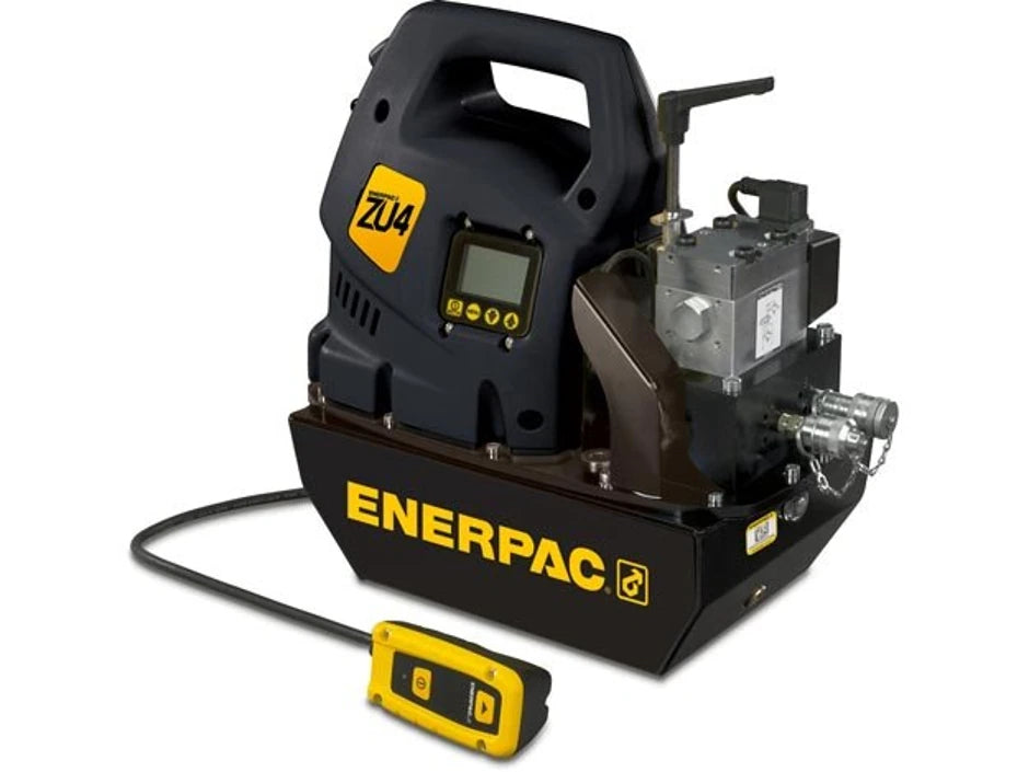 Enerpac ZU4208 electric torque wrench pump set — hydraulic pump for W series and low-profile torque wrenches, supplied by AD Automation Authorised Enerpac Distributor